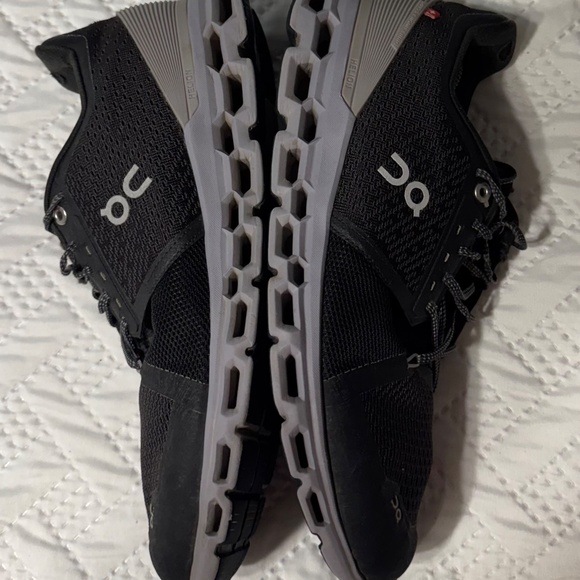 On Cloud OC Running Shoes Athletic Footwear Sneakers Sporty Black Grey Woman 9.5 - Picture 11 of 11